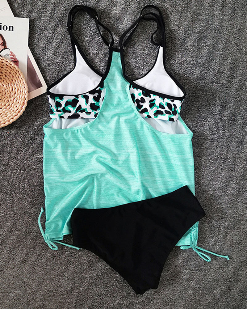 Augustus™ | Tankini Élégant Imprimé Léopard
