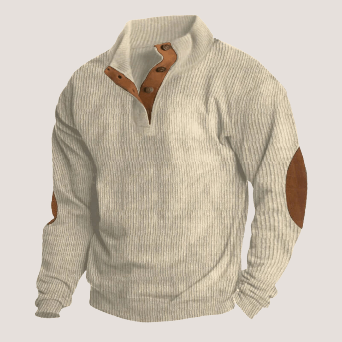 Edoardo™ | Sweat en velours côtelé avec col