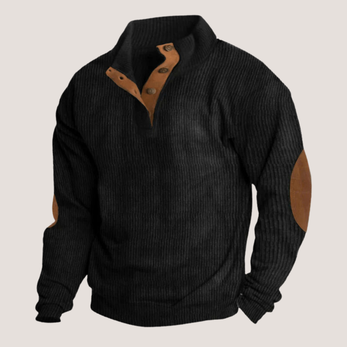 Edoardo™ | Sweat en velours côtelé avec col
