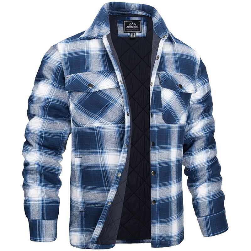 James™ | Veste Élégante en Flanelle