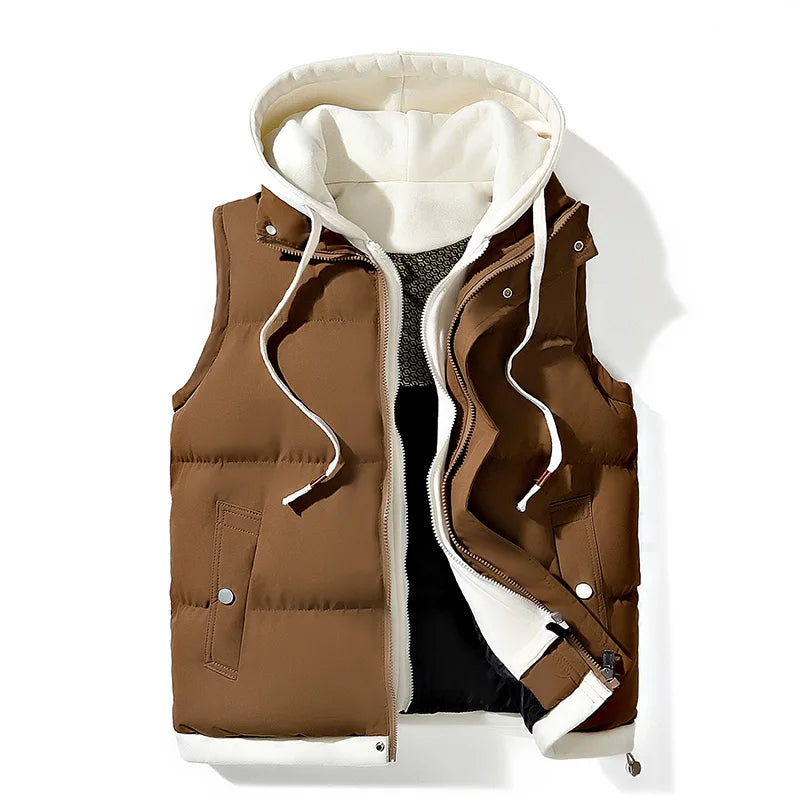 Gavin™ | Gilet Puffer à Capuche Confortable