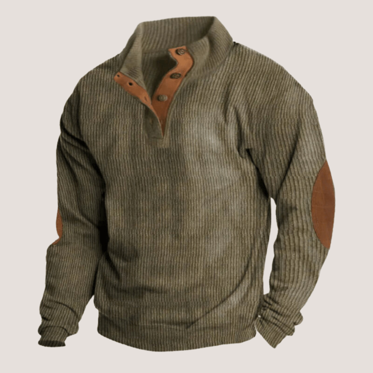Edoardo™ | Sweat en velours côtelé avec col
