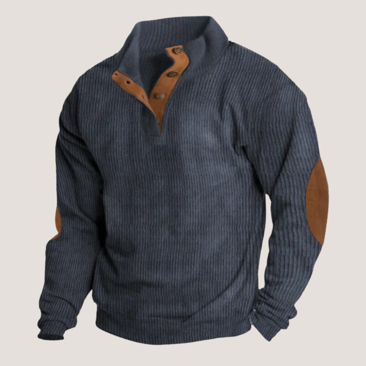 Edoardo™ | Sweat en velours côtelé avec col