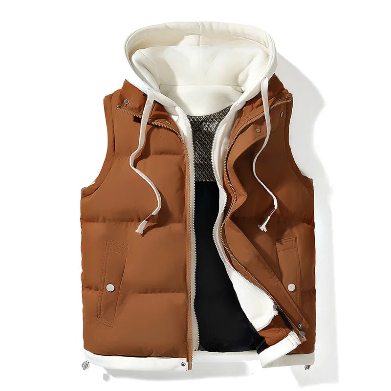Gavin™ | Gilet Puffer à Capuche Confortable