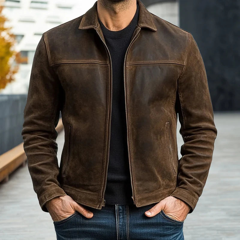 Crawford™ | Veste en cuir élégante et confortable