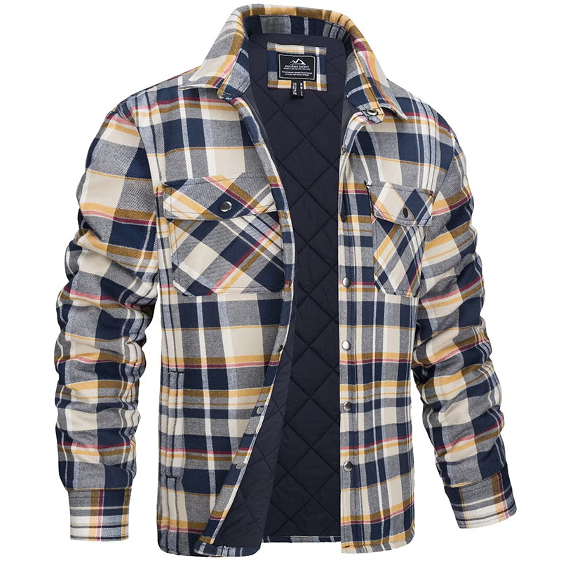 James™ | Veste Élégante en Flanelle