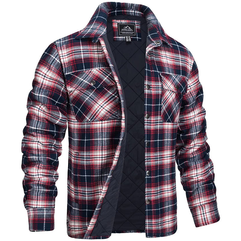 James™ | Veste Élégante en Flanelle