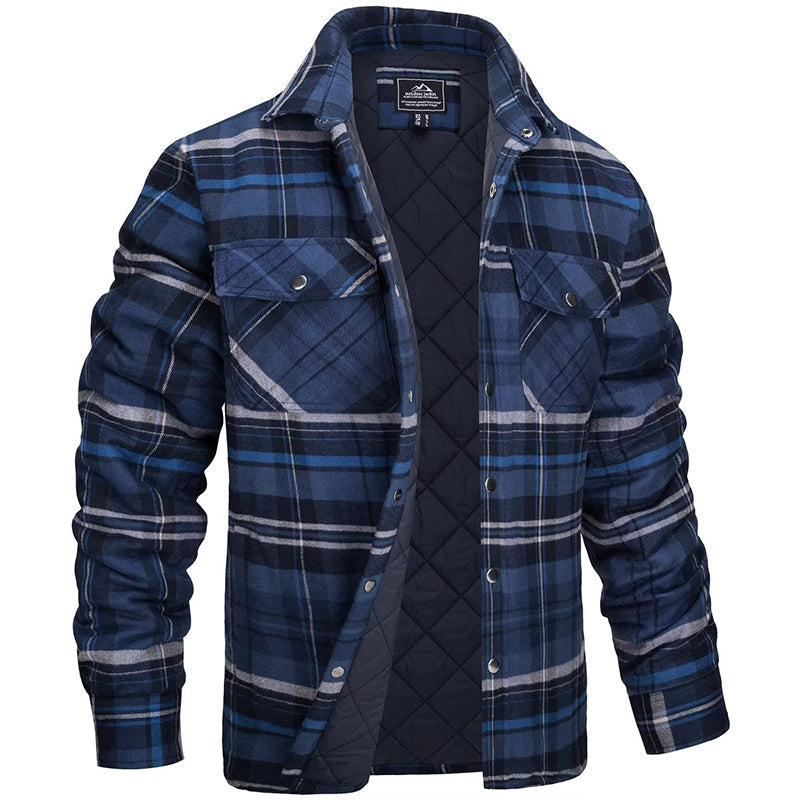 James™ | Veste Élégante en Flanelle