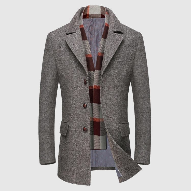 Clovis™ | Manteau Élégant en Laine Raffiné