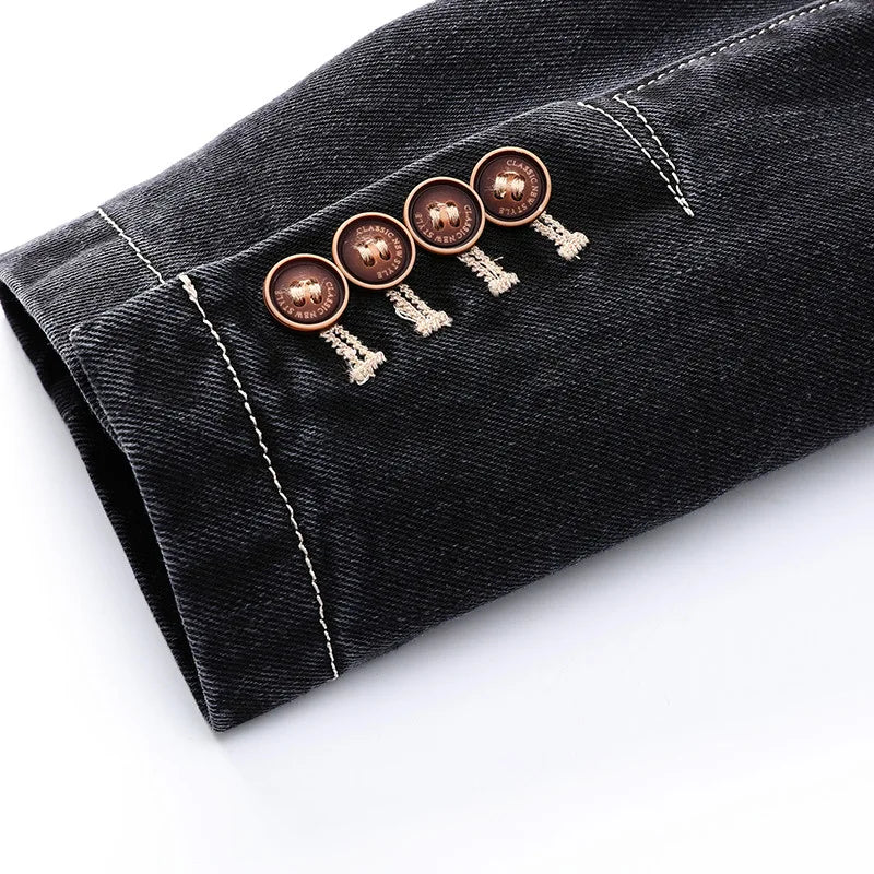 Medeia™ | Veste en Denim Sophistiquée