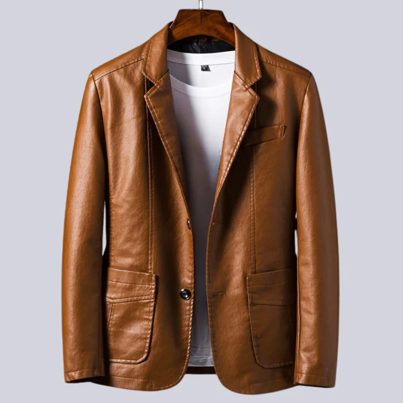 Jordy™ | Veste en Cuir Élégante