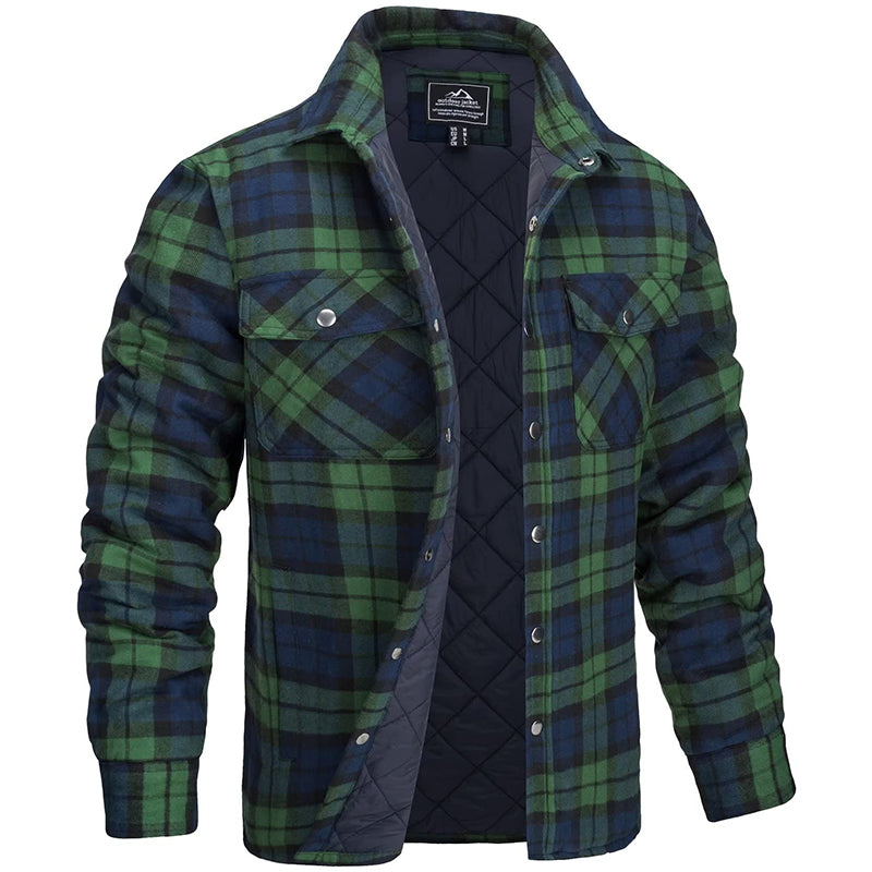 James™ | Veste Élégante en Flanelle