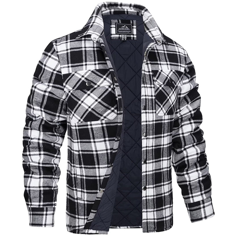 James™ | Veste Élégante en Flanelle