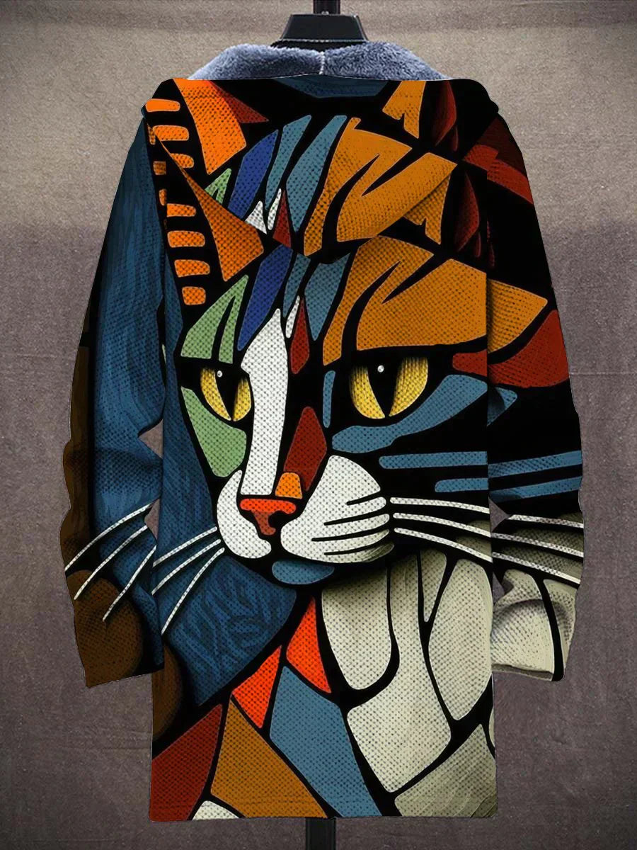 Robin™ | Veste Chaude Unisexe à Motif Chat